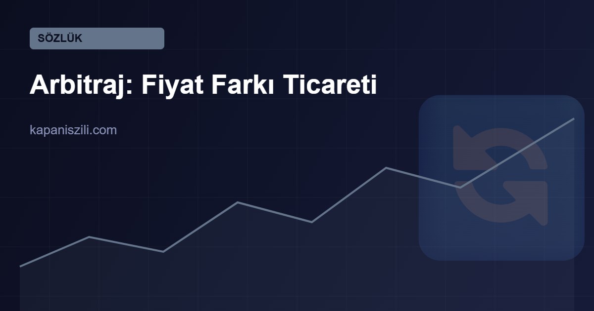 arbitraj nedir