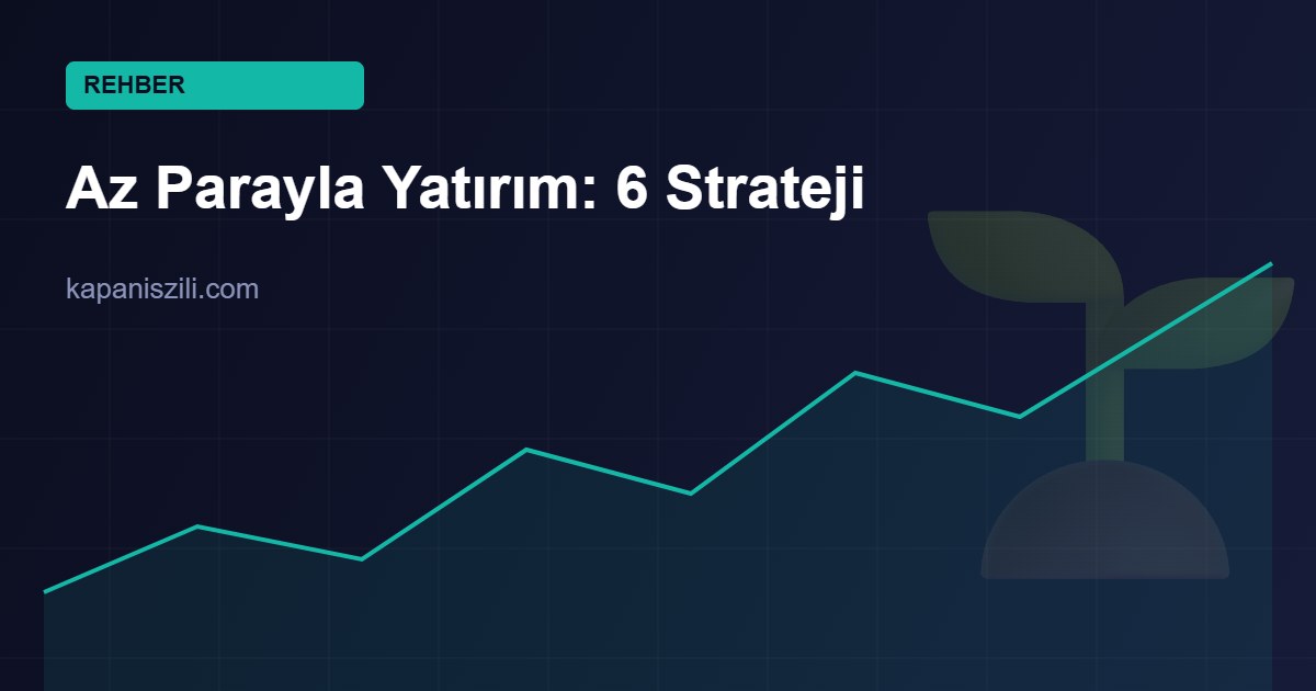 az parayla yatırım