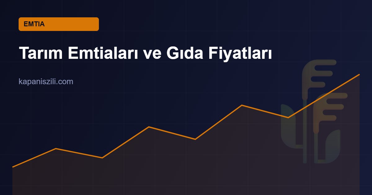 tarım emtiaları